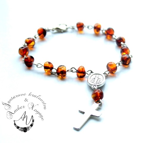 VYPREDANÝ - NÁRAMOK KLASICKÝ  -  ROSARY BRACELET 